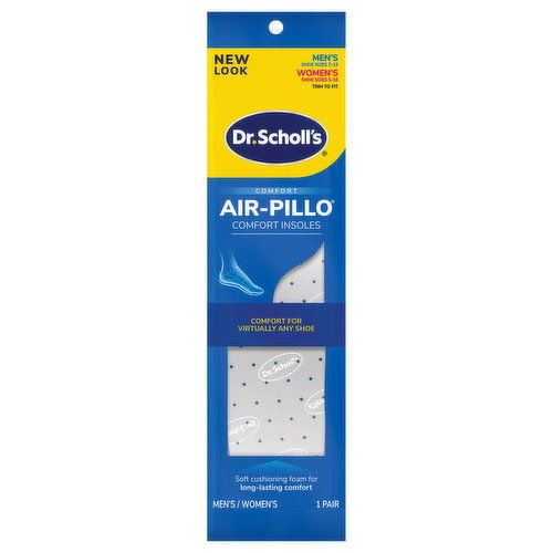 Dr. Scholl's Comfort Insoles, Men's/Women's, Air-Pillo