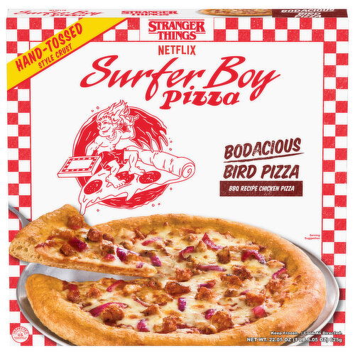 Surfer Boy Pizza Pizza, Hand-Tossed Style Crust, Bodacious Bird