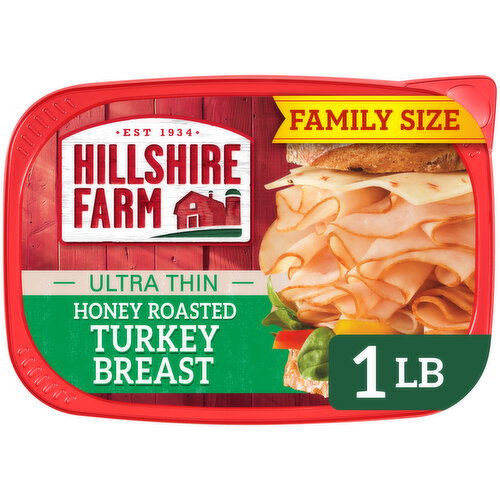 Hillshire Farm Ultra Thin Sliced Honey Roasted Turkey Breast Sandwich Meat