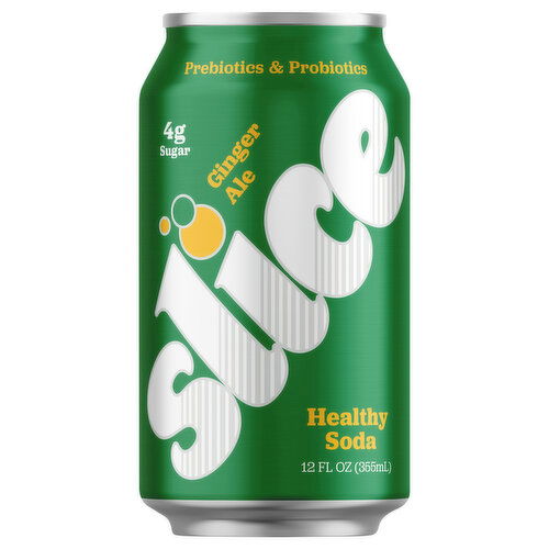 Slice Healthy Soda, Ginger Ale