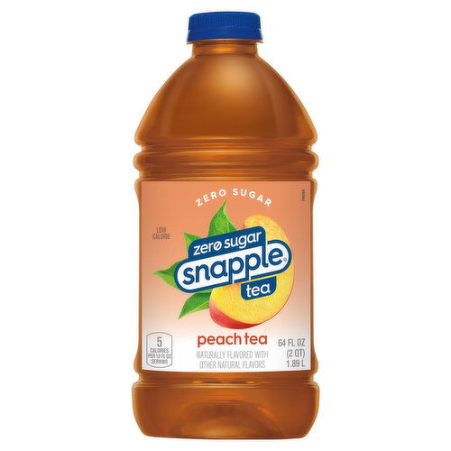 Snapple Tea, Zero Sugar, Peach