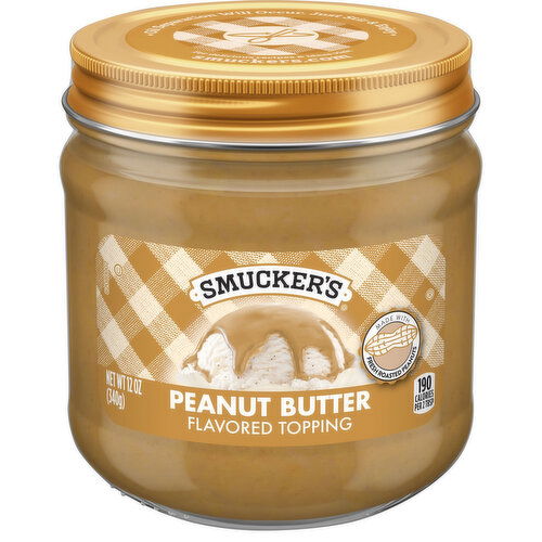 Smucker's Topping, Peanut Butter Flavored