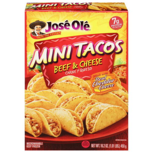 Jose Ole Mini Tacos, Beef & Cheese