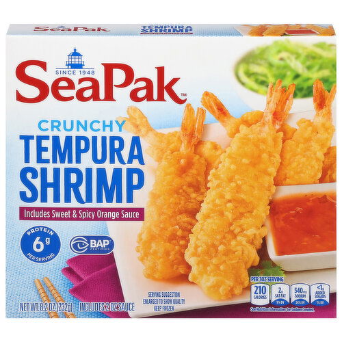 SeaPak Tempura Shrimp, Crunchy