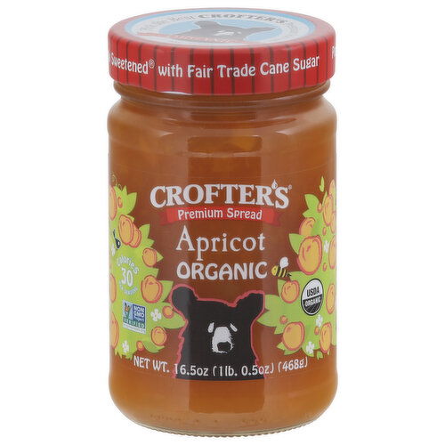 Crofter's Spread, Premium, Organic, Apricot