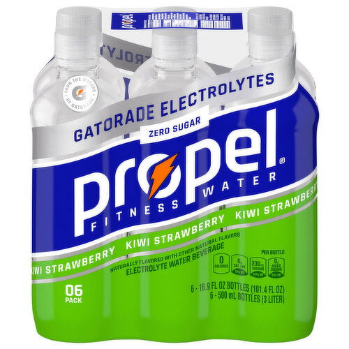 Propel Electrolyte Water Beverage, Kiwi Strawberry, Zero Sugar