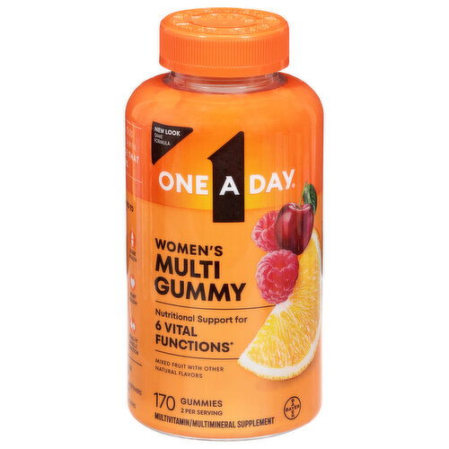 One A Day Womens Gummies Mixed Fruit Multi Gummy