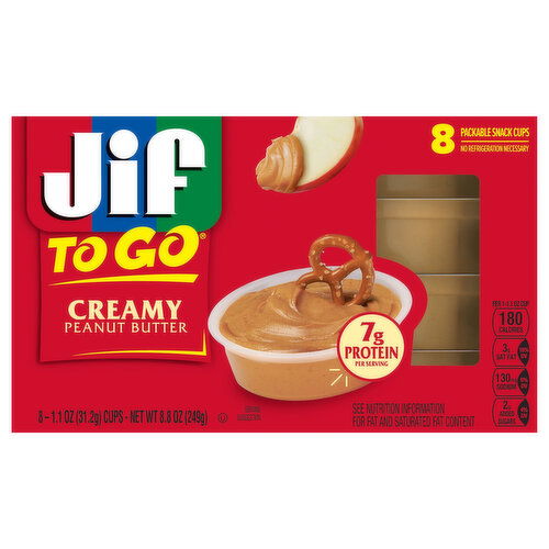 Jif To Go Creamy Peanut Butter