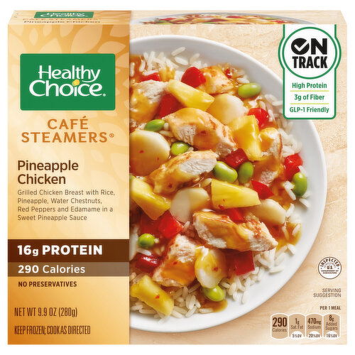 Healthy Choice Cafe Steamers Chicken, Pineapple