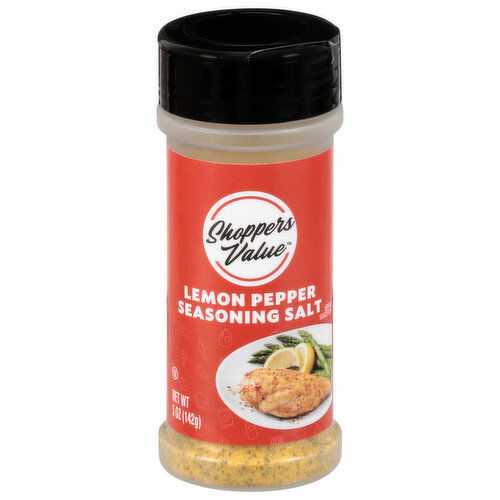 Shoppers Value Lemon Pepper Seasoning Salt