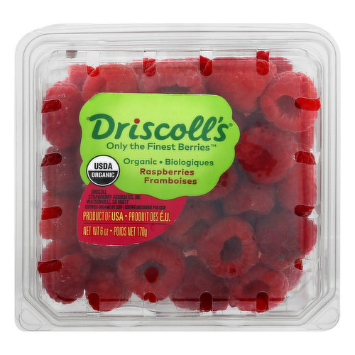 Fresh Organic Raspberries