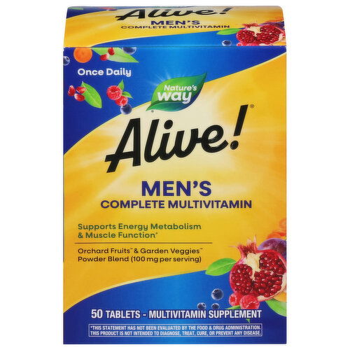 Nature's Way Alive! Complete Multivitamin, Men's, Tablets