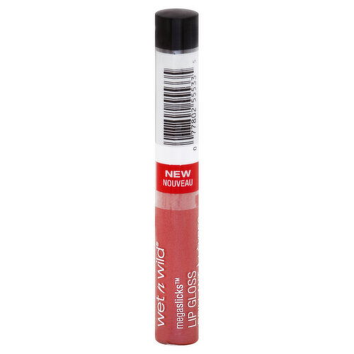 Wet n Wild MegaSlicks Lip Gloss, Rasp-Berry Voice 553C
