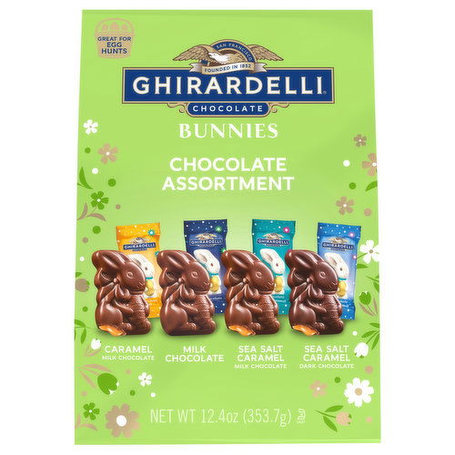 Ghirardelli Chocolate, Assortment, Bunnies