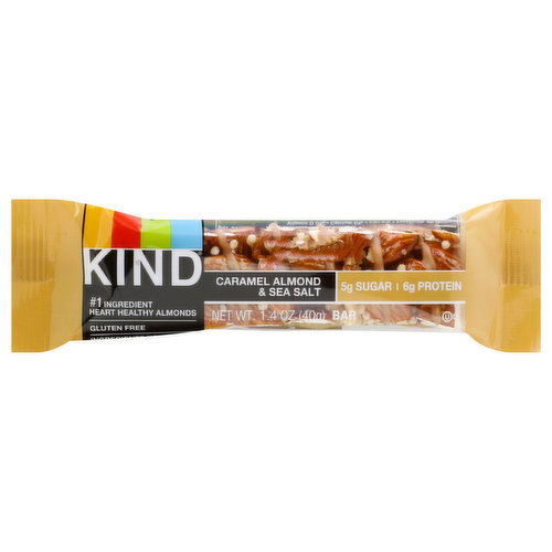 Kind Bar, Caramel Almond & Sea Salt