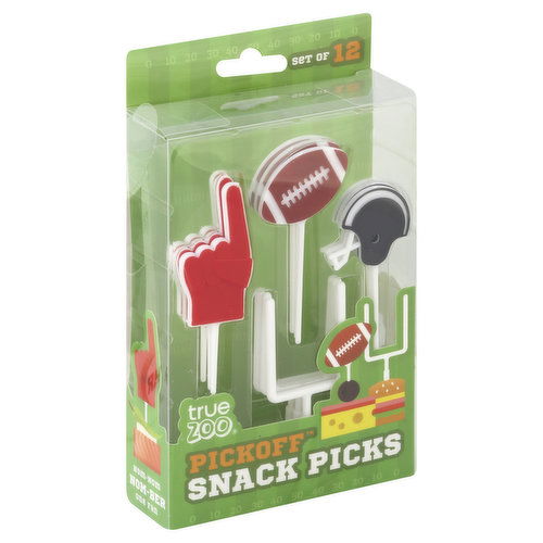 true ZOO Pickoff Snack Picks, Set of 12