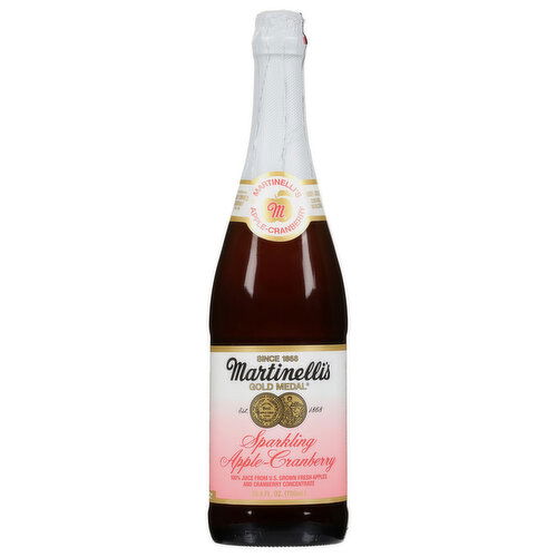 Martinelli's Gold Medal Sparkling Apple-Cranberry Juice