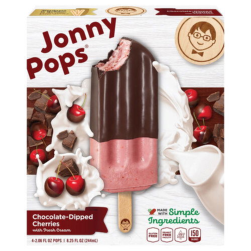 JonnyPops Pops, Chocolate-Dipped Cherries