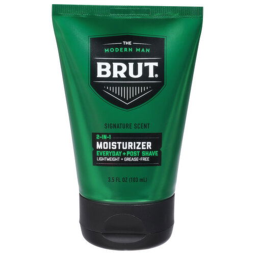 Brut Moisturizer, Signature Scent, 2-in-1