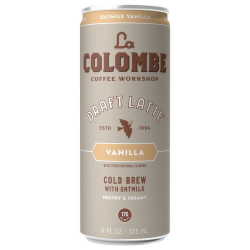 La Colombe Cold Brew, with Oatmilk, Draft Latte, Vanilla
