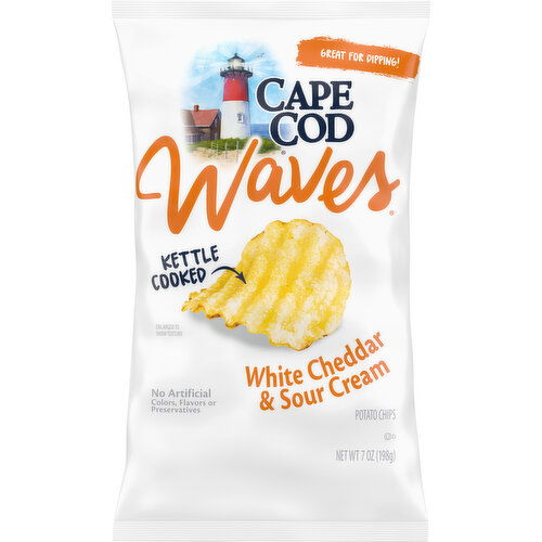 Cape Cod® Waves Cheddar and Sour Cream Chips