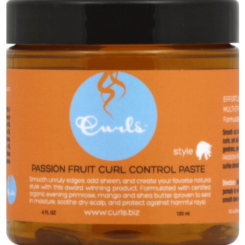 Curls Curl Control Paste, Passion Fruit