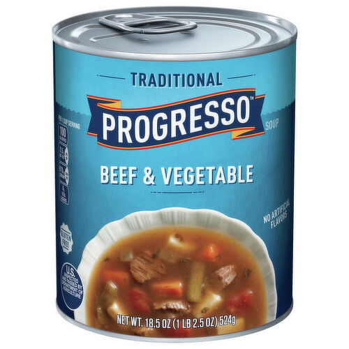 Progresso Soup, Beef & Vegetable, Traditional