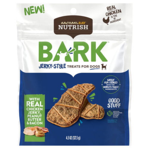 Rachael Ray Nutrish Bark Treats for Dogs, Jerky-Style