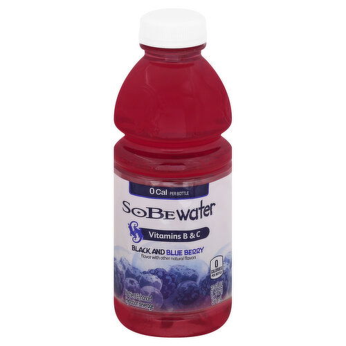 SoBe Water Hydration Beverage, Nutrient Enhanced, Black and Blue Berry