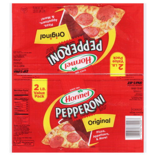 Hormel Pepperoni, Original, Value Pack