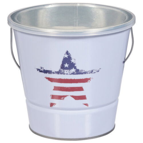 Home Essentials Candle, Patriotic Citro Bucket