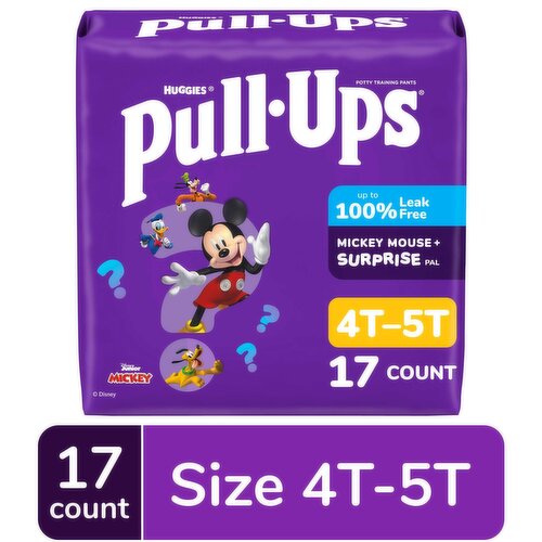 Pull-Ups Boys' Potty Training Pants Size 6, 4T-5T
