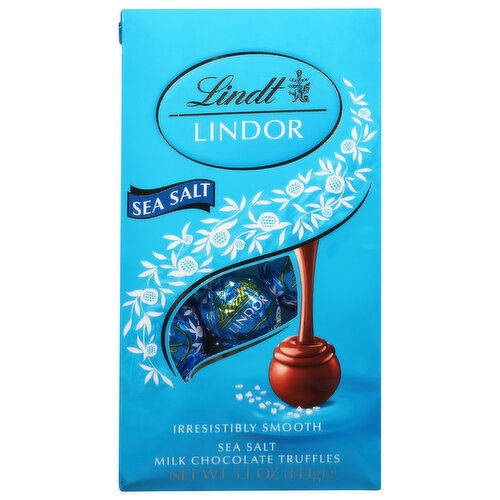 Lindt Lindor Sea Salt Milk Chocolate Truffles