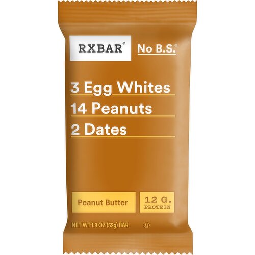 Rxbar Protein Bars, Peanut Butter