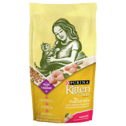 Kitten Chow Kitten Chow Cat Food, Naturals, Nourish