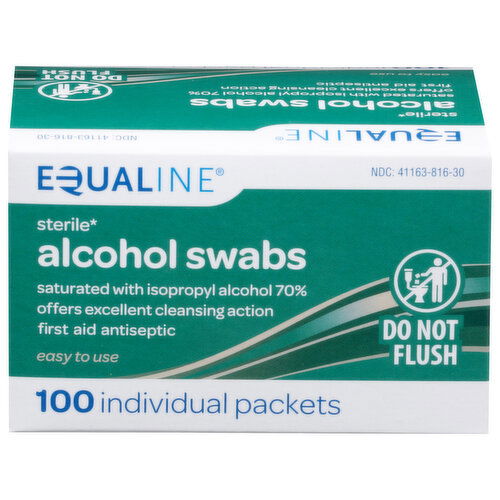 Equaline Alcohol Swabs, Sterile