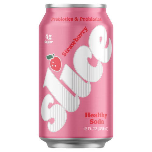 Slice Healthy Soda, Strawberry