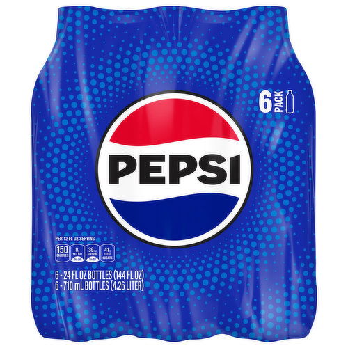 Pepsi Pepsi Soda Cola 24 Fl Oz 6 Count