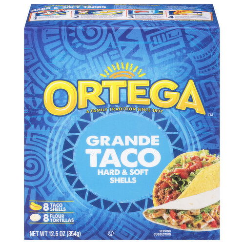 Ortega Hard & Soft Grande Taco Shells