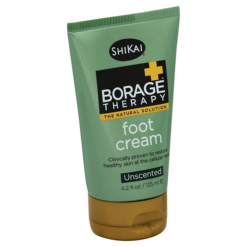 ShiKai Borage Therapy Foot Cream, Unscented