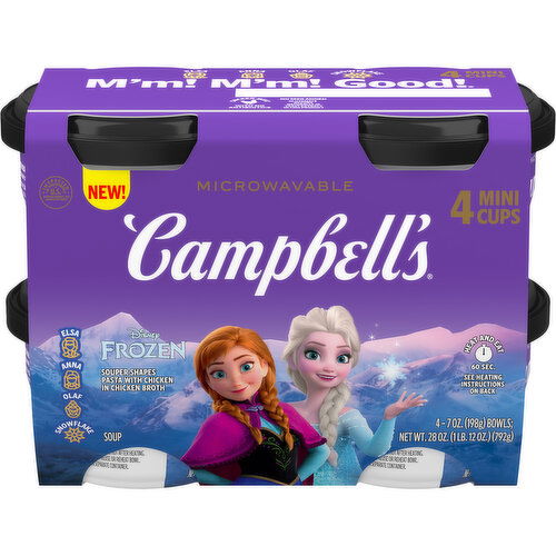 Campbell's® Condensed Disney Frozen Souper Shapes Pasta With Chicken in Chicken Broth