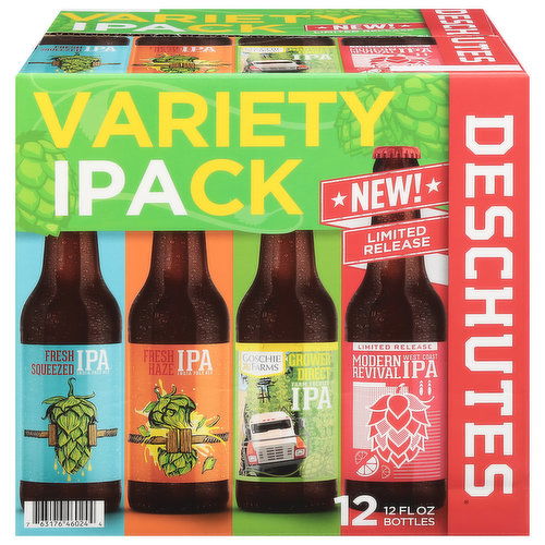 Deschutes Beer, IPA, Variety Pack