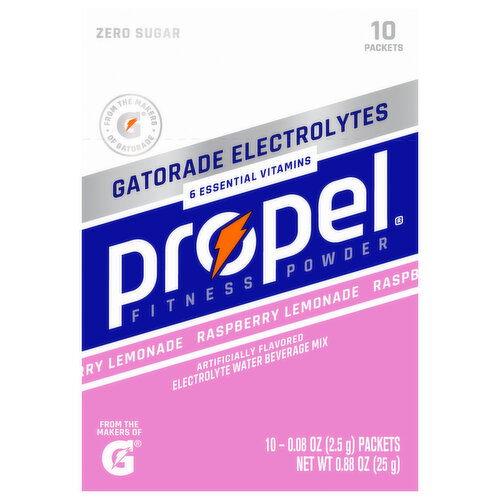Propel Zero Sugar Raspberry Lemonade Electrolyte Water Beverage Mix