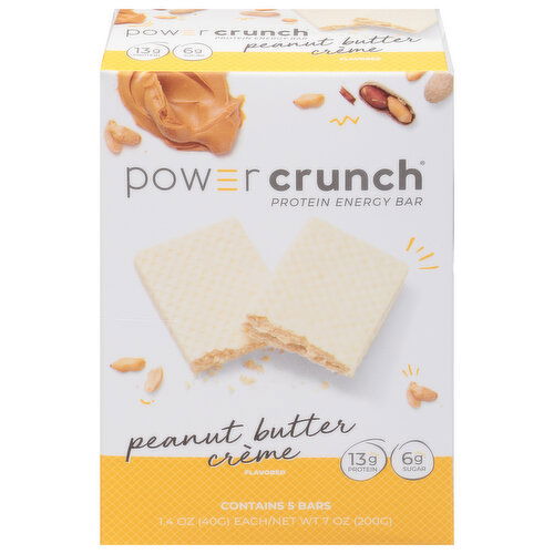 Power Crunch Protein Energy Bar, Peanut Butter Creme Flavored