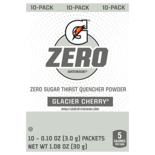 Gatorade Zero Thirst Quencher, Glacier Cherry