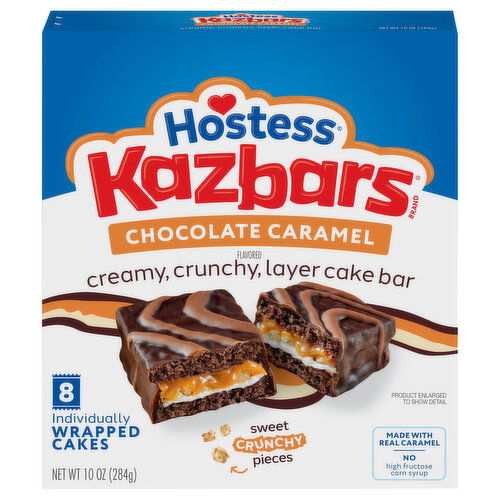 Hostess Chocolate Caramel Flavored Kazbars