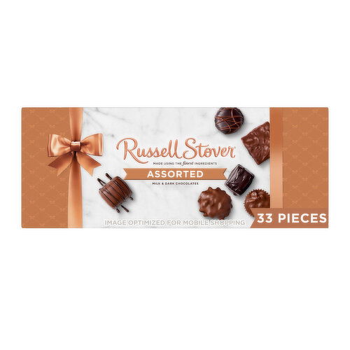 Russell Stover WOW! Assorted Milk & Dark Chocolate Gift Box