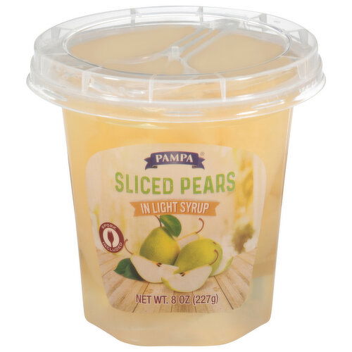 Pampa Sliced Pears, in Light Syrup