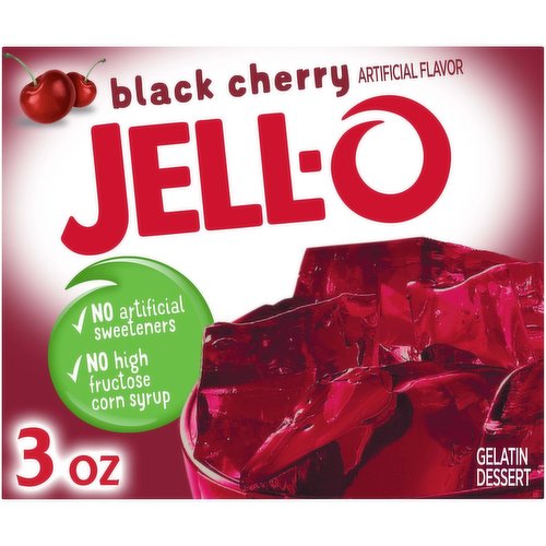 Jell-O Black Cherry Gelatin Dessert Mix