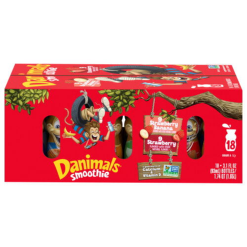 Danimals Strawberry Banana/Strawberry Smoothie